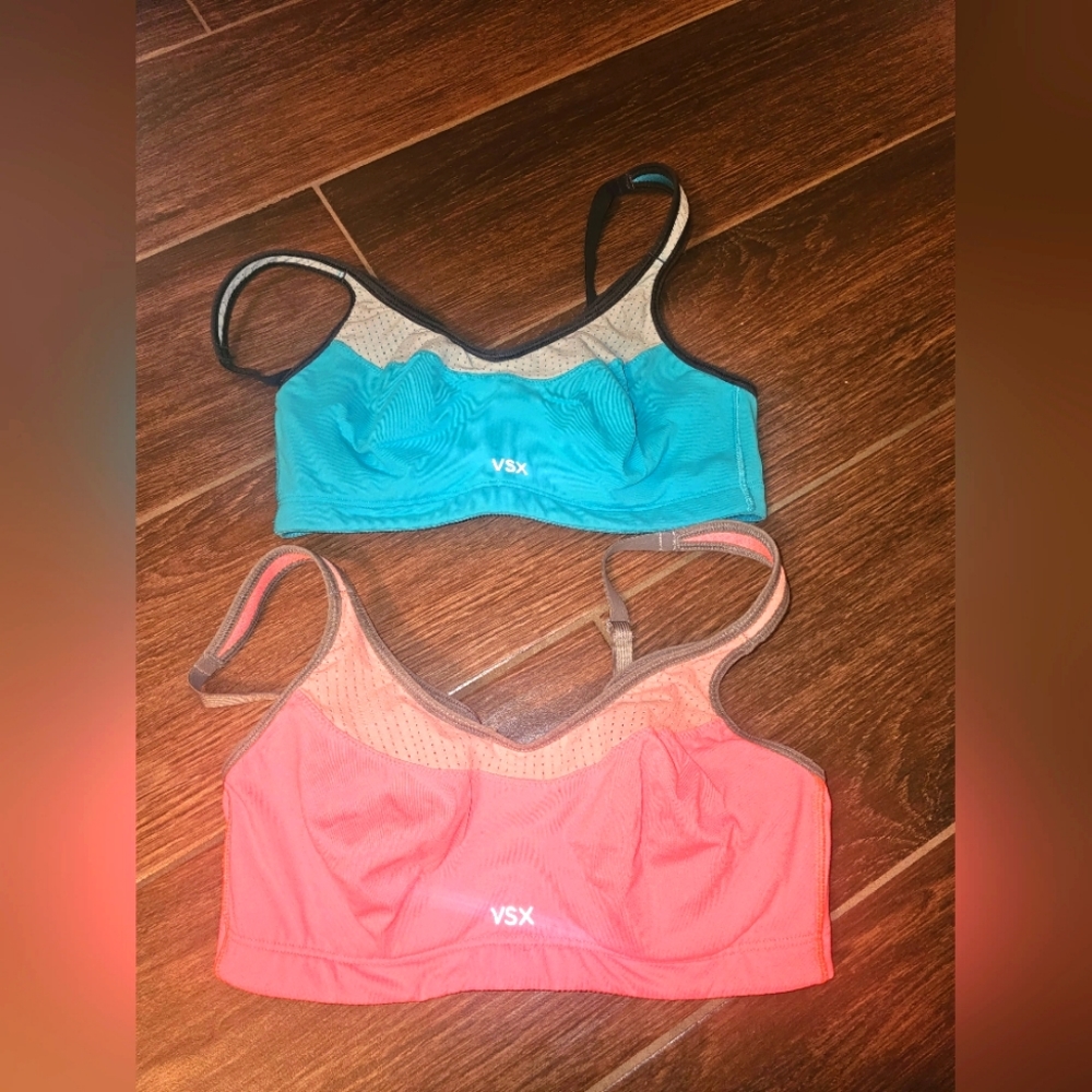 VICTORIA SECRET VSX SPORT BRAS SET SZ 34C